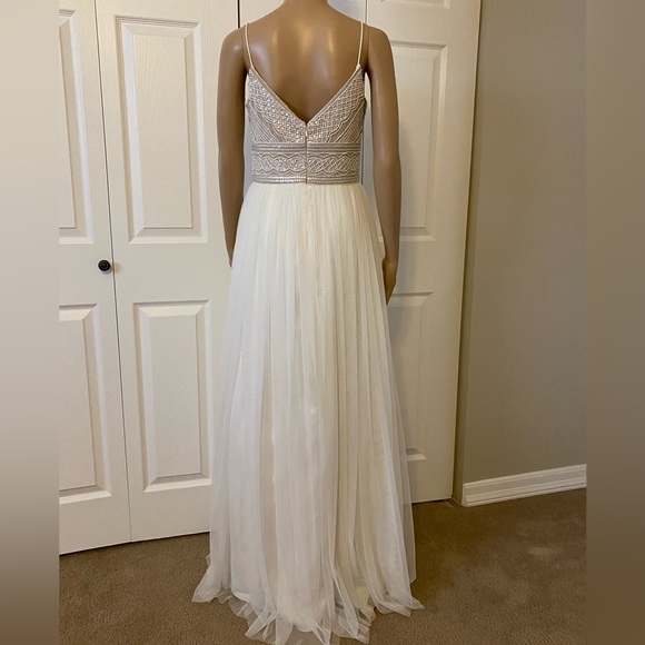 NWT Adrianna Papell Beaded Gown 8 - Picture 2 of 10